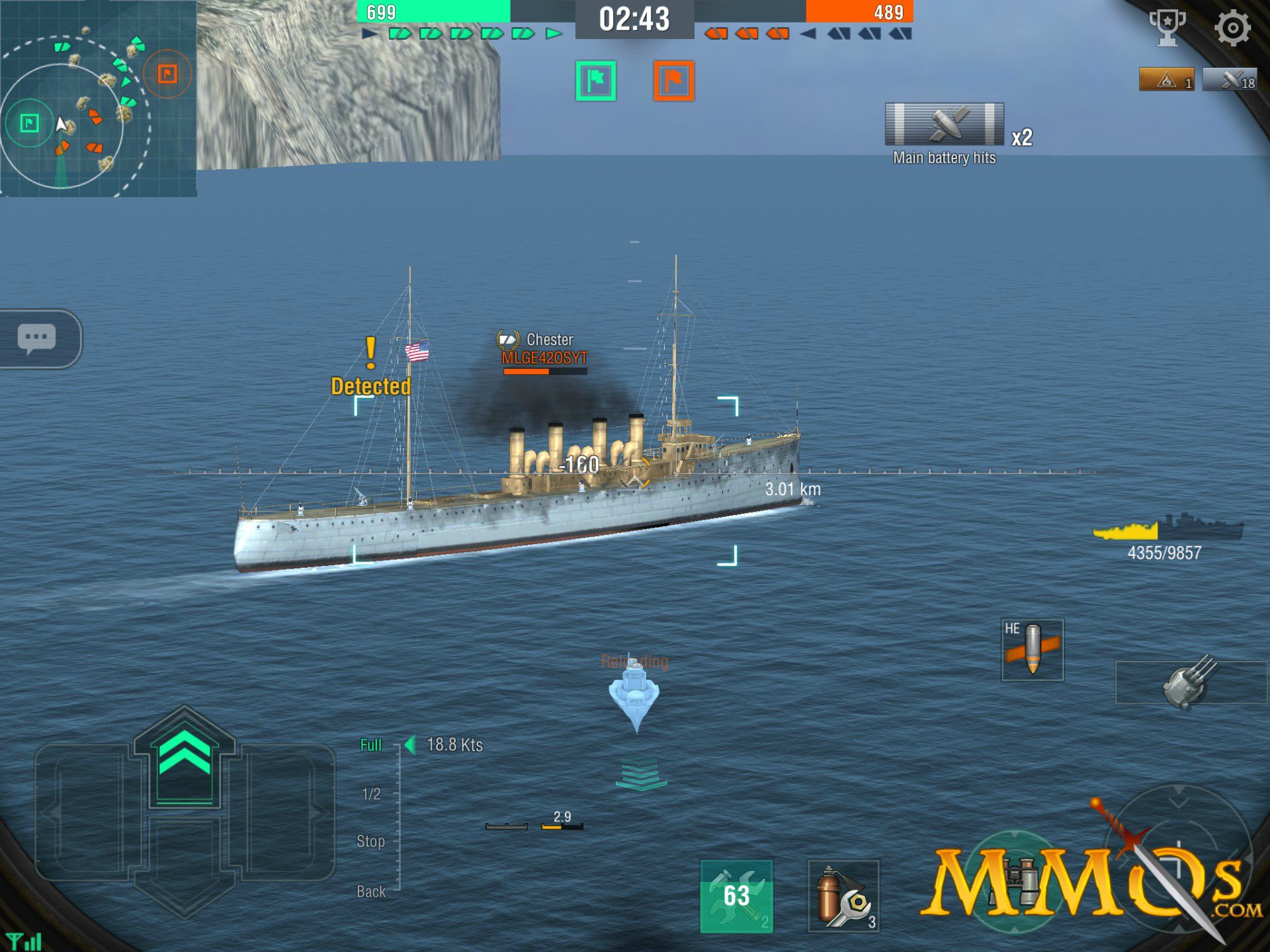 world of warships how to aim iowa