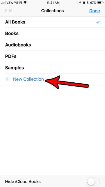 how to hide books in ibooks